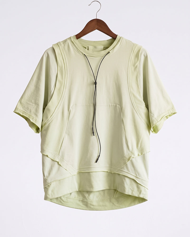 Wasteland Dirty Dye Transformable Sleeve Technical T-Shirt