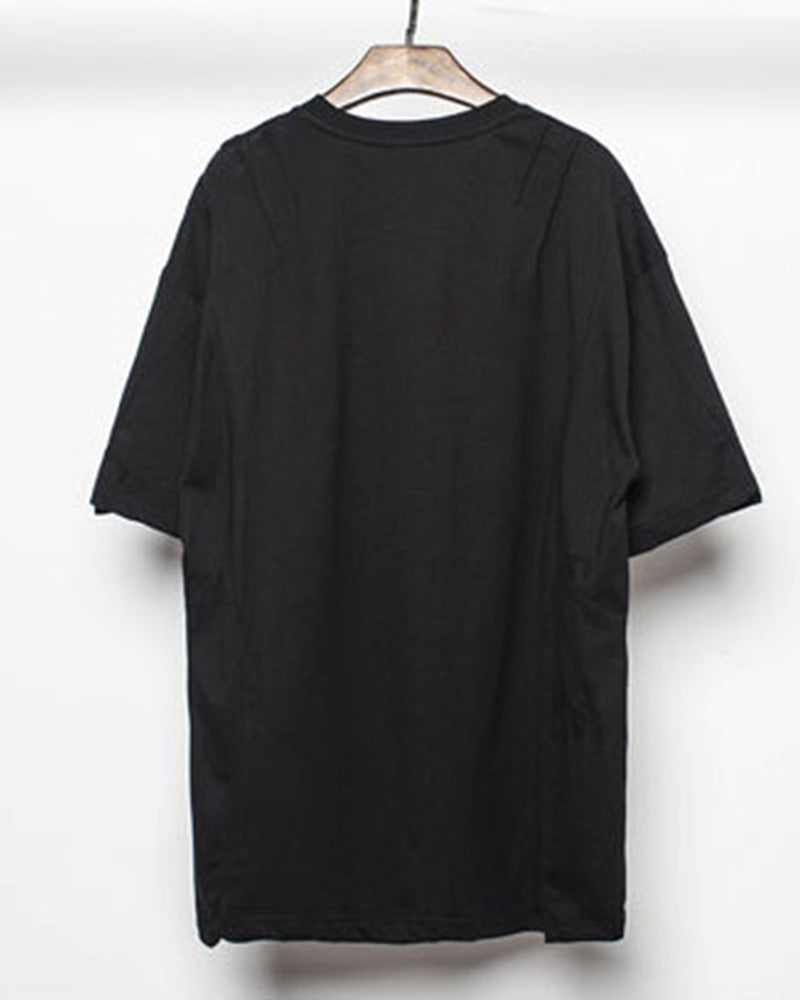 Functional Multi-Zip Streetwear T-Shirt