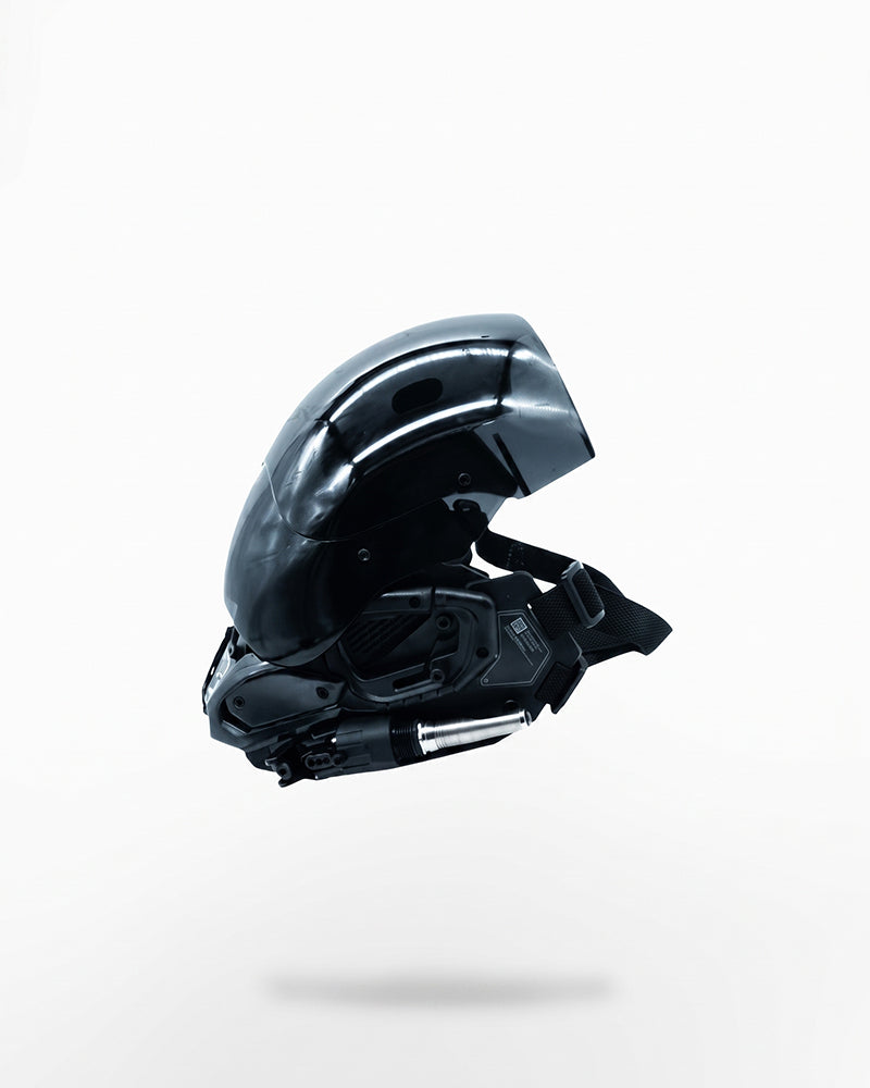 LED Cyberpunk Helmet Mask