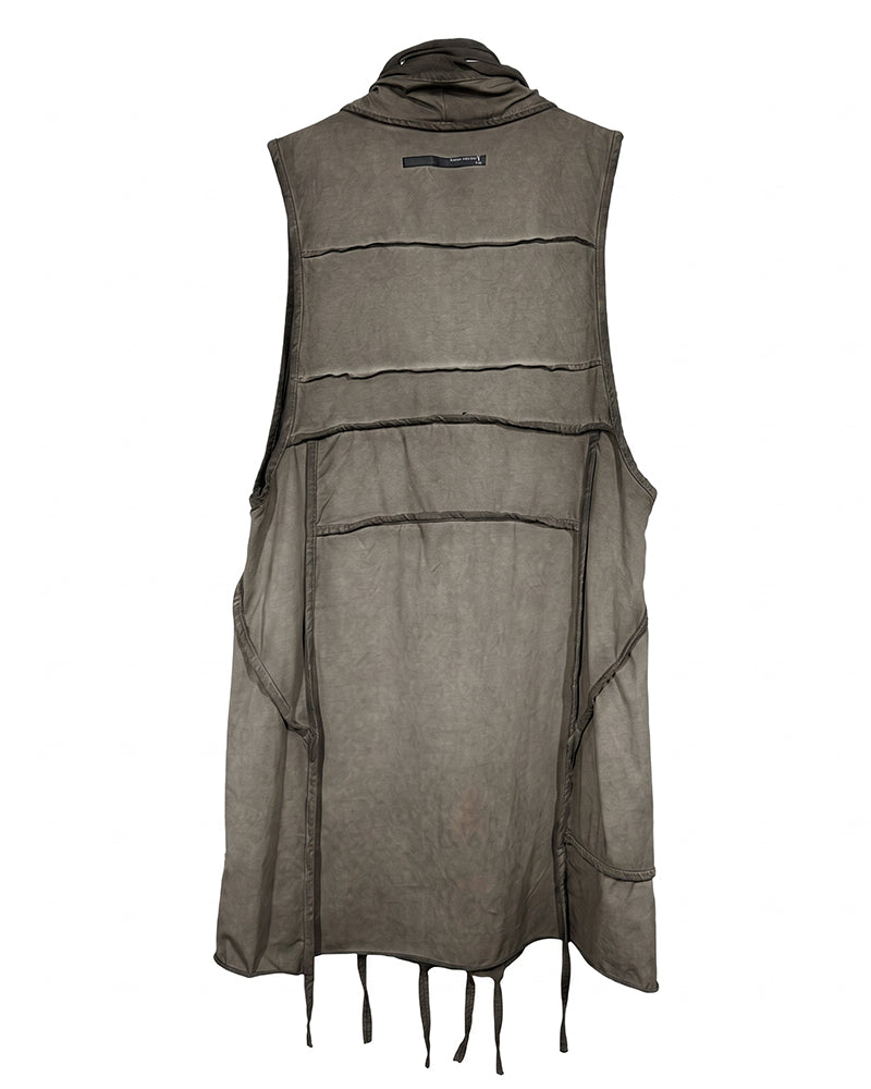 Wasteland Deconstructed Splicing Sleeveless T-Shirt