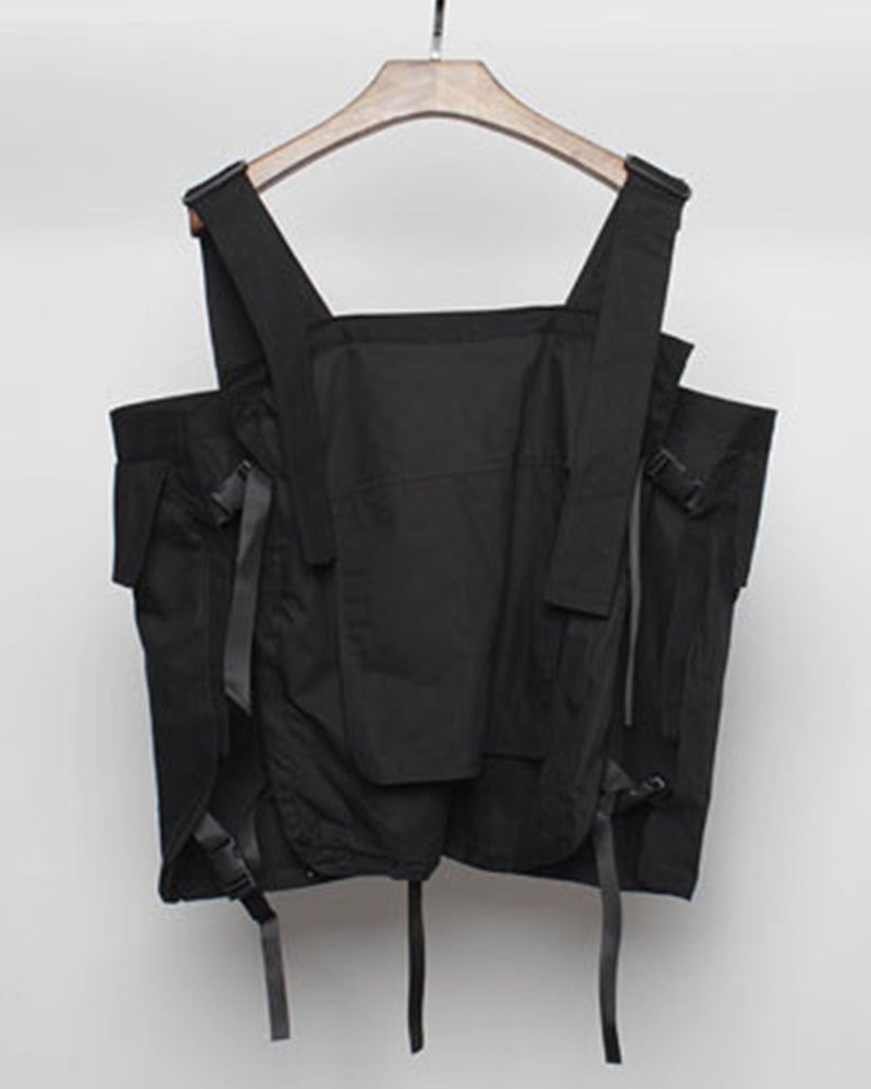 Techwear oversized pockets Utility Vest