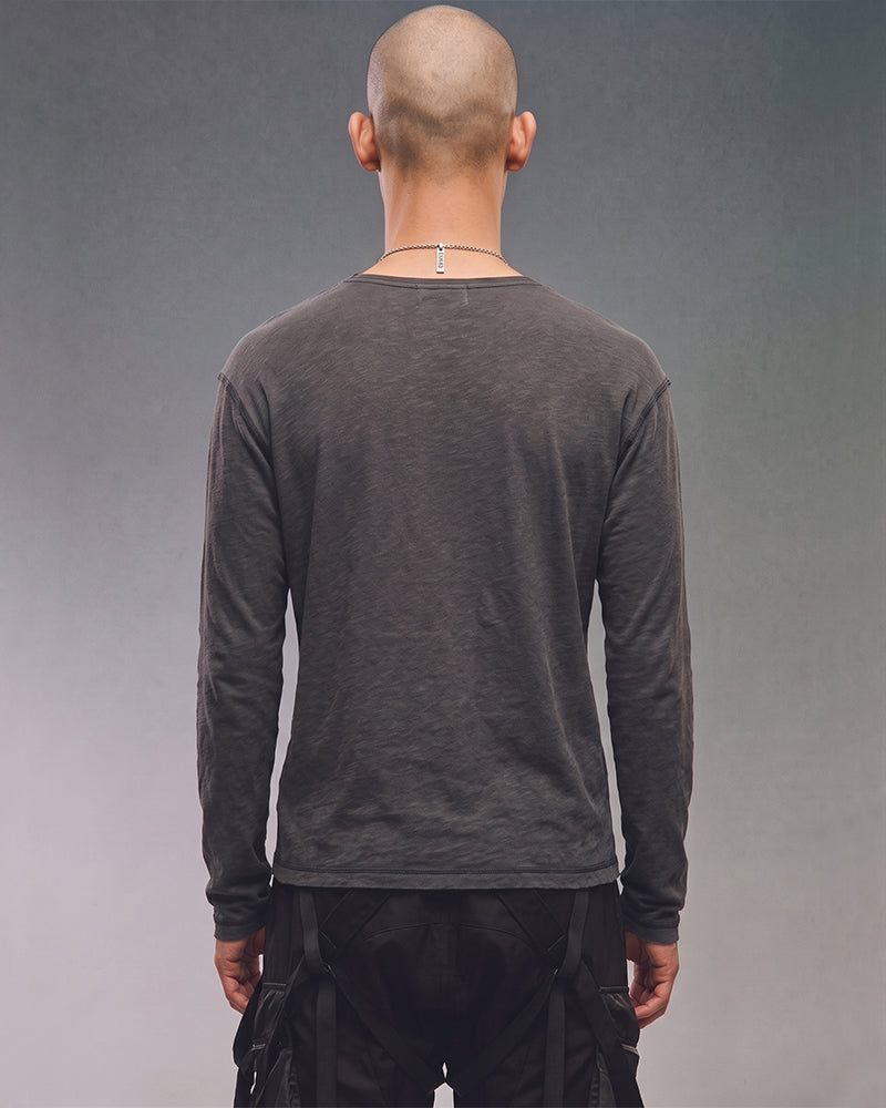 Wasteland Pocket Layering Long Sleeve T-Shirt