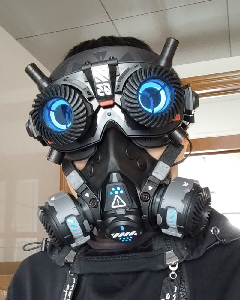 Steampunk LED Glasses 03