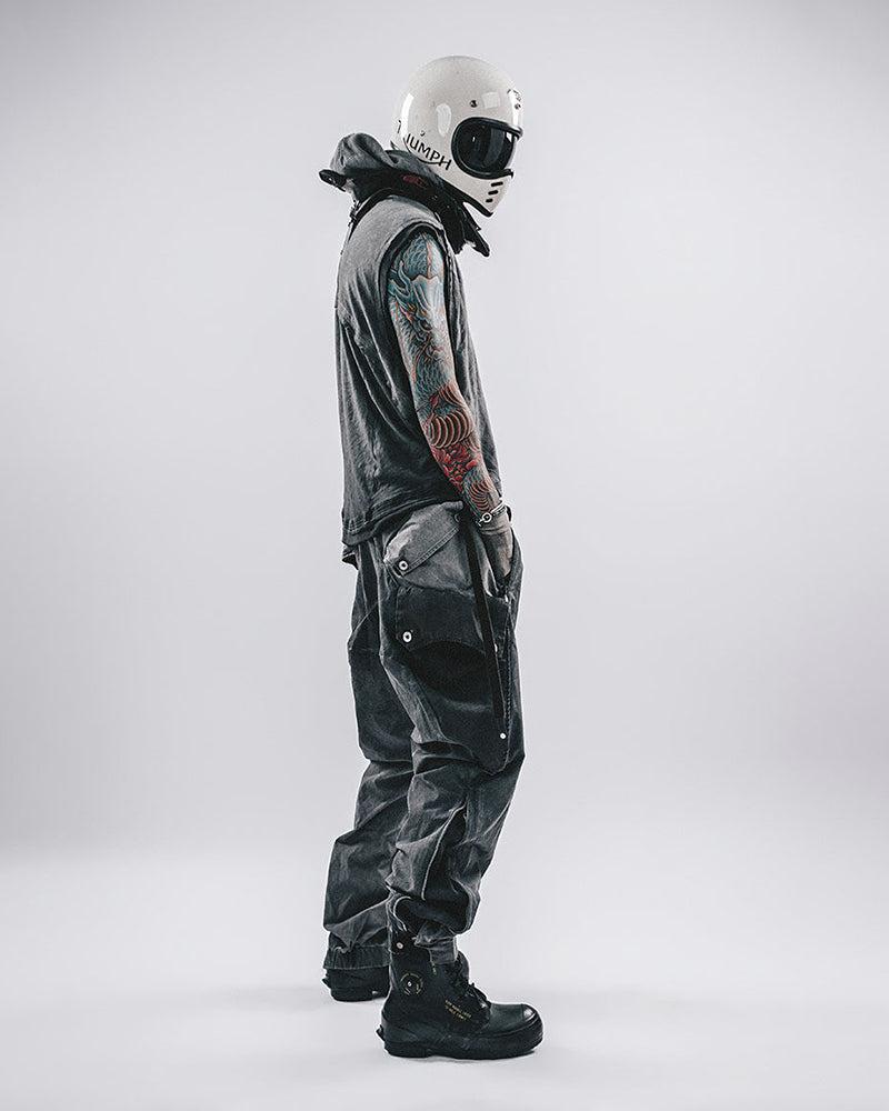 Wasteland Tech 3D-Cut Multi-Zip Panel Cargo Pants