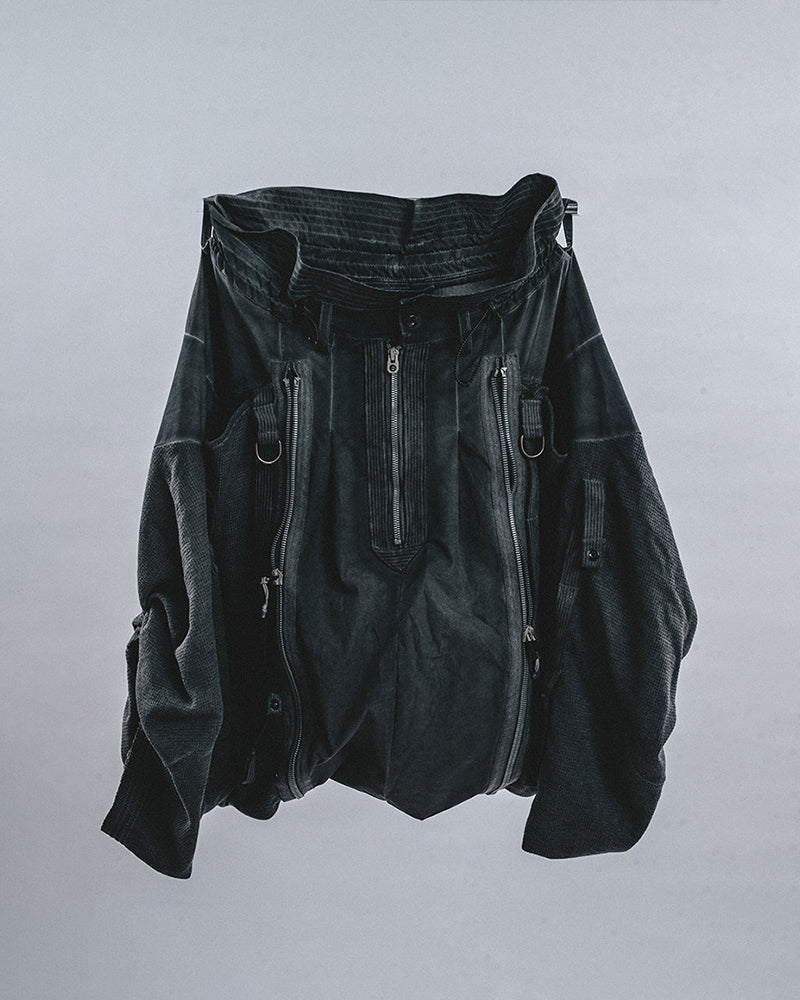 Post-Apocalyptic Relaxed Drop-Crotch Shorts