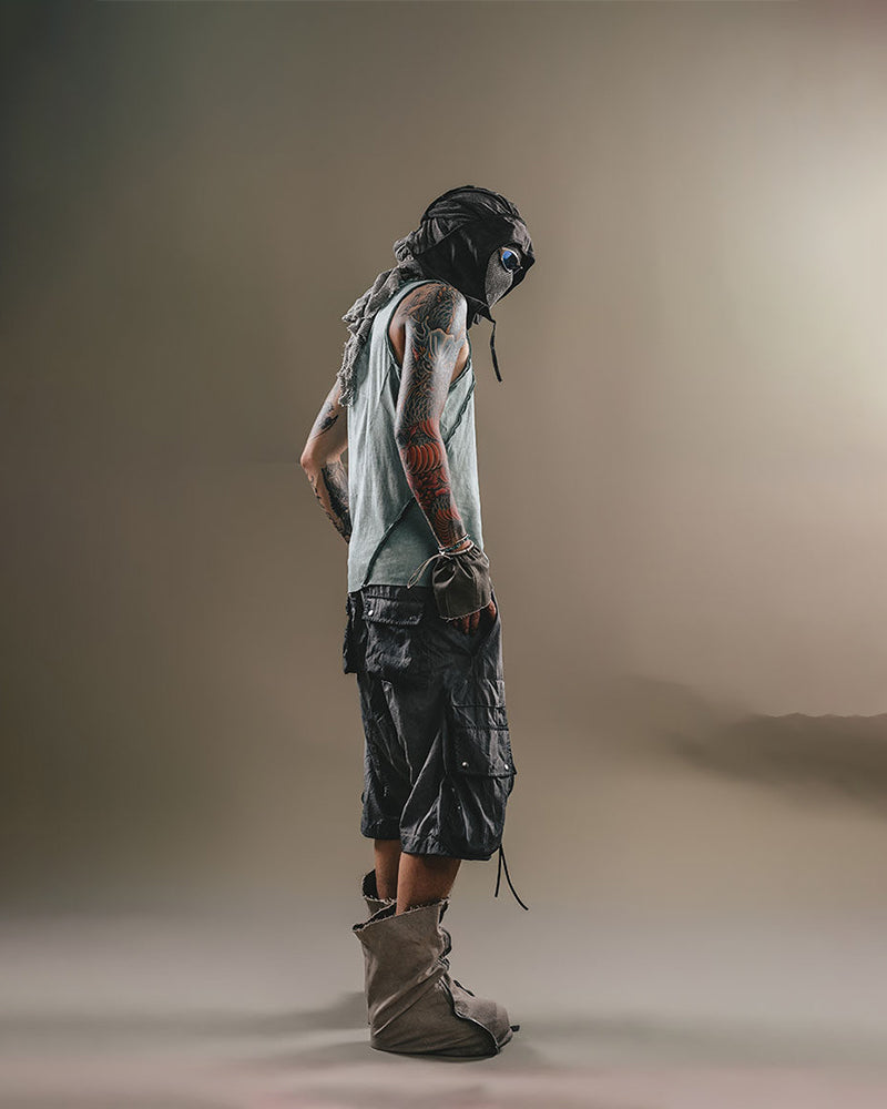 Wasteland Tech Cargo Washed Shorts