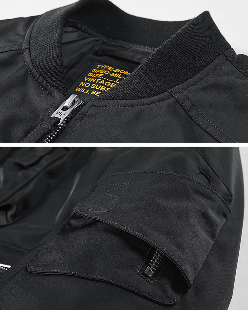 Functional Multi-Pocket Tactical Bomber Jacket