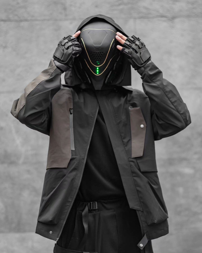 Futuristic Cyberpunk Helmet