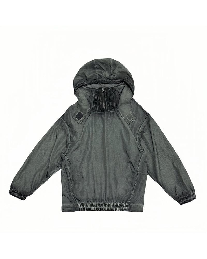 Wasteland Dye-Dirty Anorak Pullover Jacket