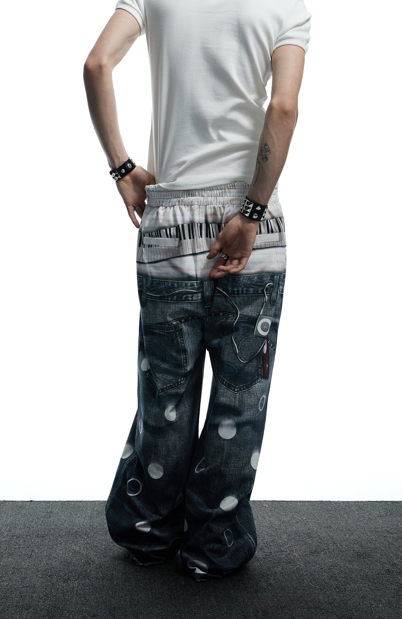 Playful Print Baggy Trousers