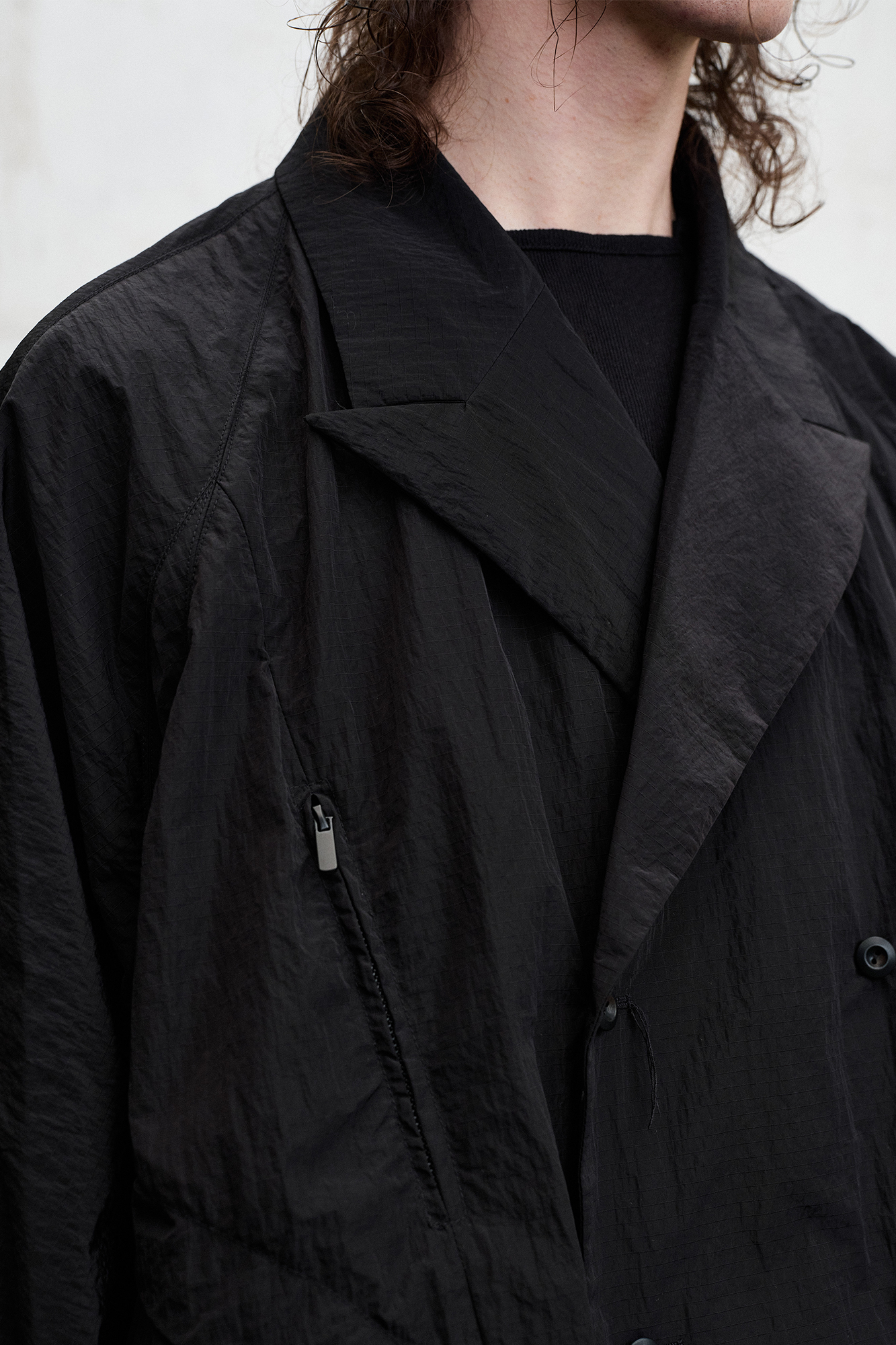Wingsuit Double-Breasted Blazer Jacket