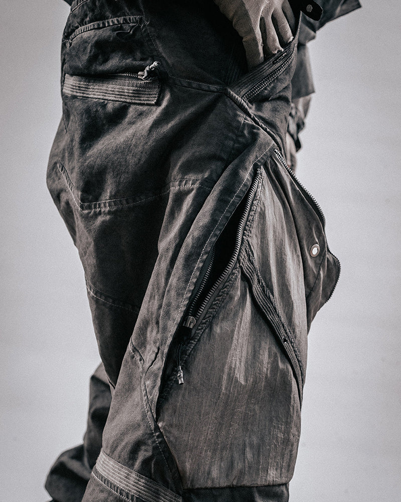 Post-Apocalyptic Men's Techwear Wasteland Cargo Pants