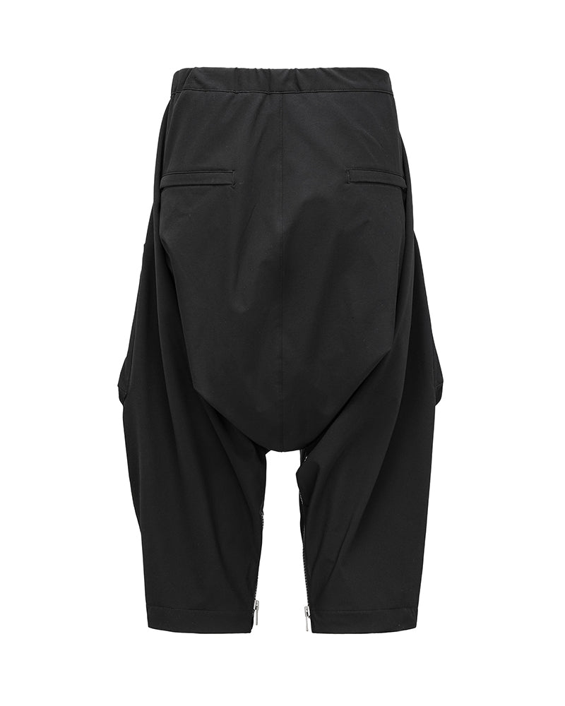 Convertible Hem Wide Leg Techwear Pants