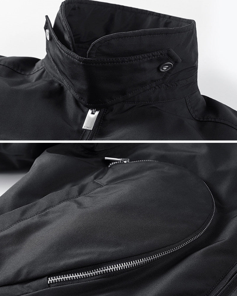Tactical Two-Way Zip Cargo Jacket