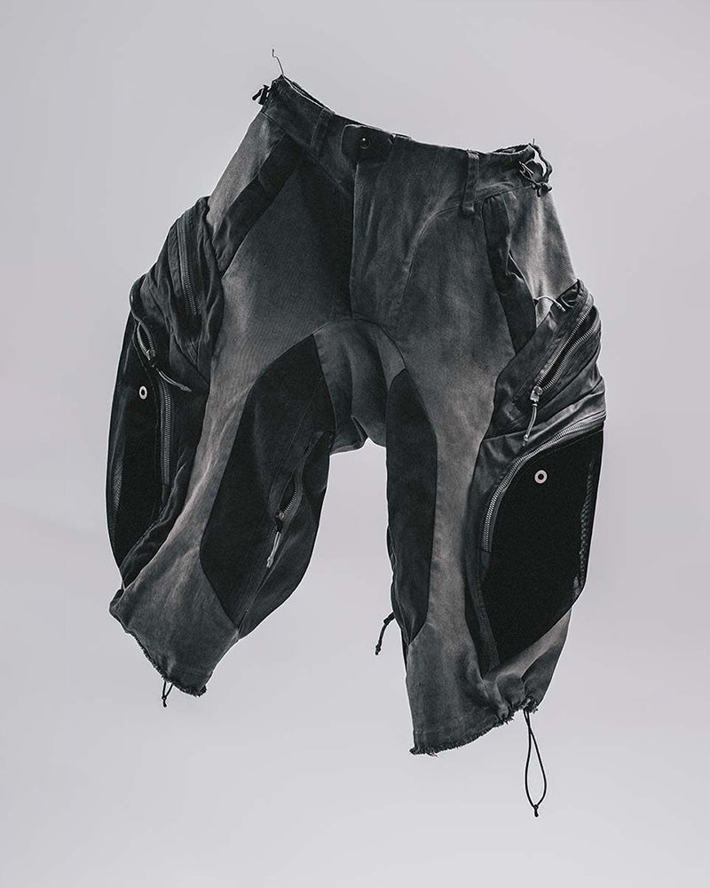 Nightfall Two-Tone Tactical Cropped Cargo Pants
