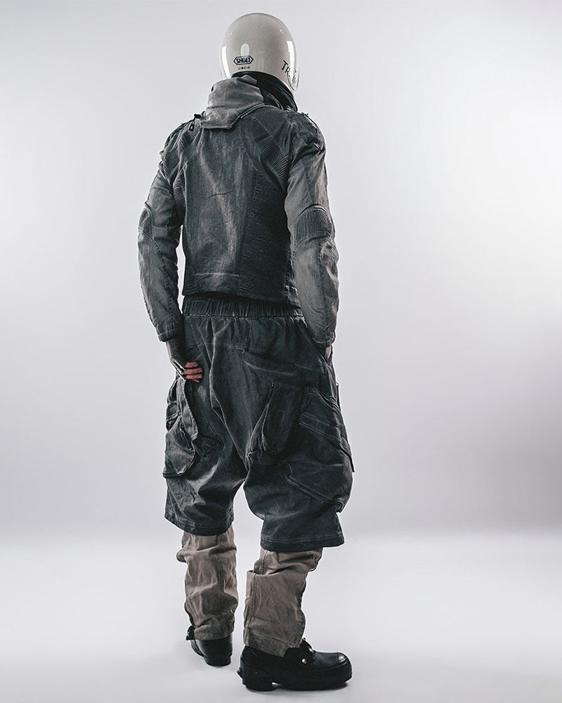 Void-Walker Extreme Drop-Crotch Cargo Shorts