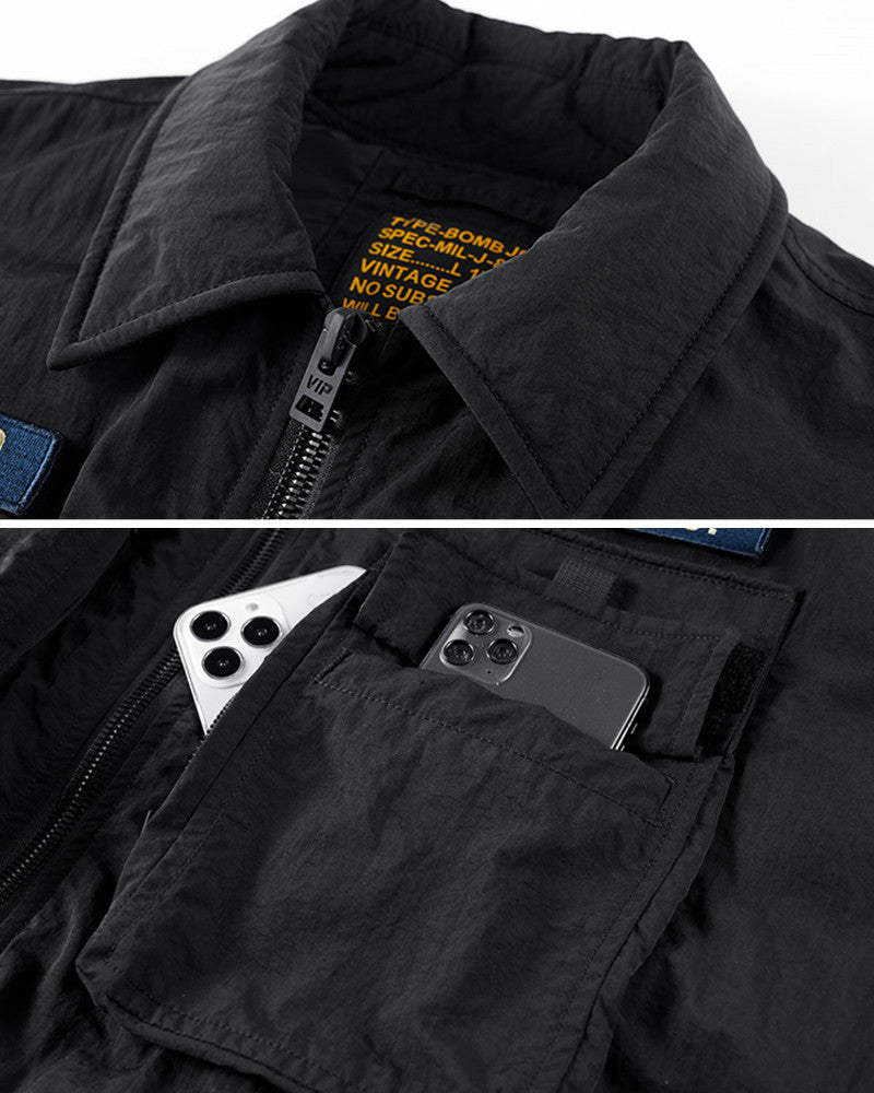 Tactical Multi-Pocket Bomber Jacket
