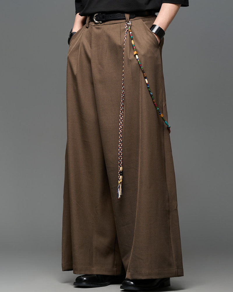 Modern Japanese Wide Leg Hakama Pants