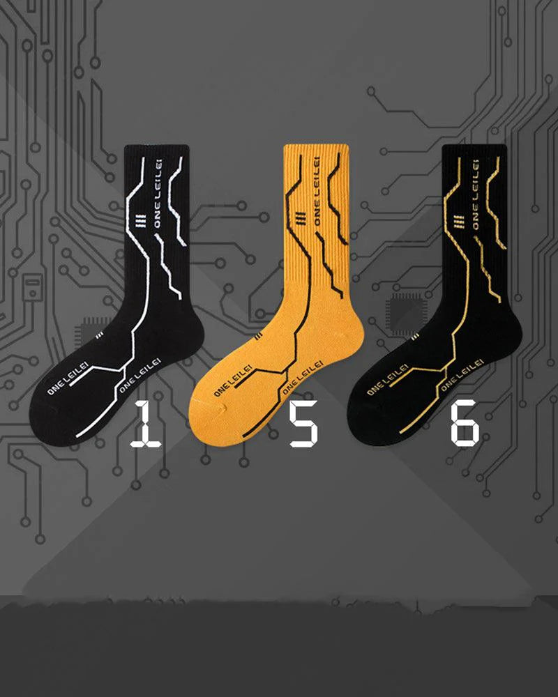 Lonely Warrior Cyberpunk Socks