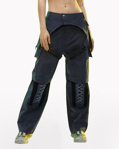 CBP-041-X｜Cyberpunk Techwear Set Top / Bottom