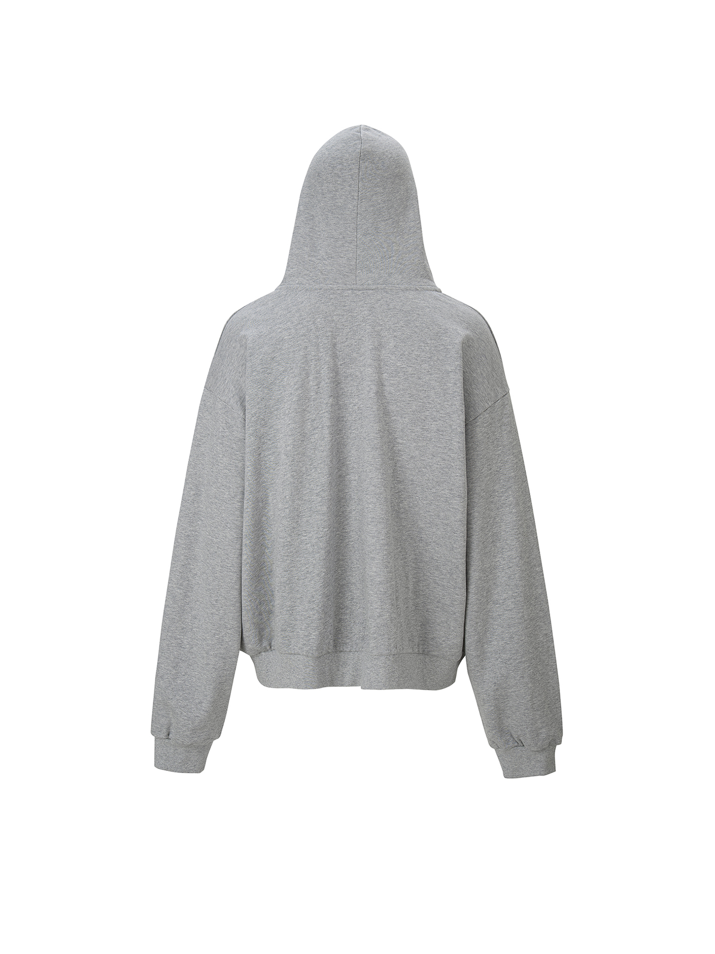 Crest Emblem Patch Zip-Up Hoodie