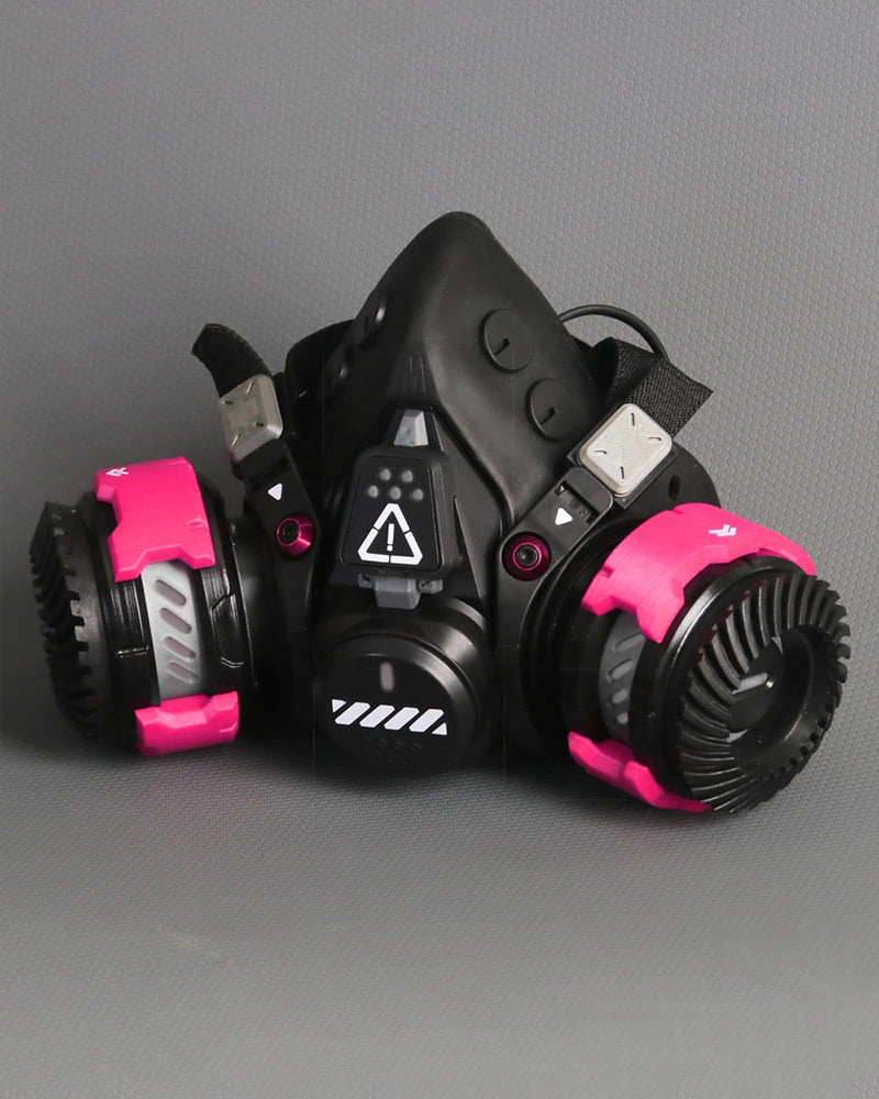 Cyberpunk Mecha Half Face Mask