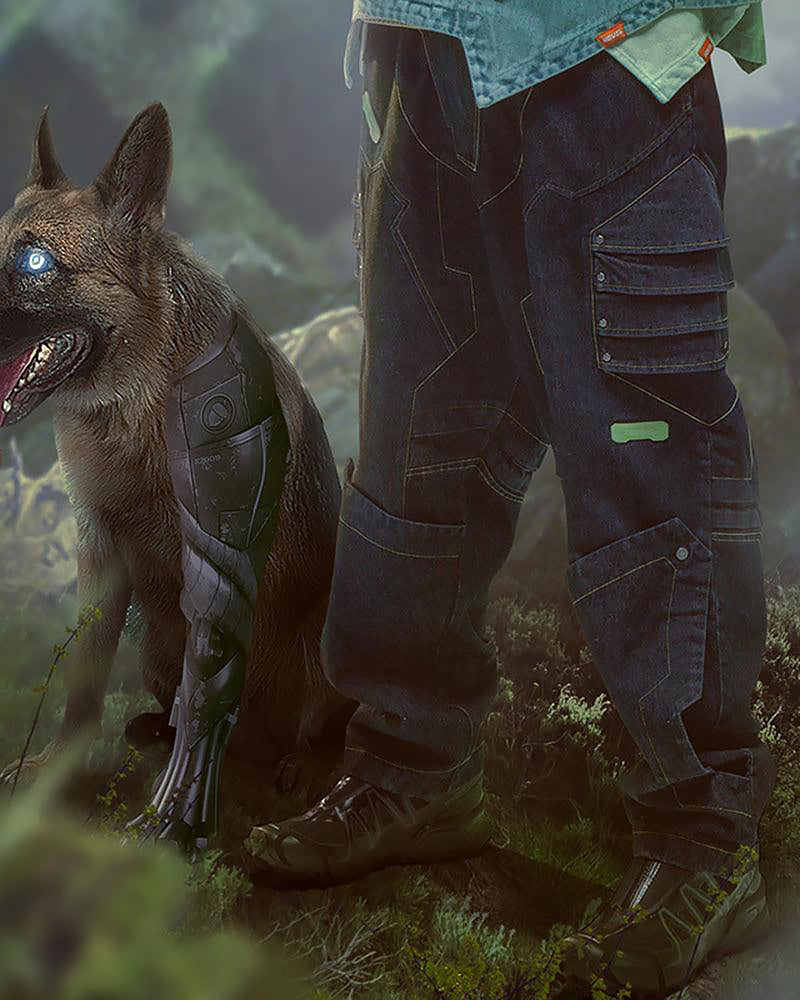 CBP-010-X｜Cyberpunk Techwear Set Top / Bottom