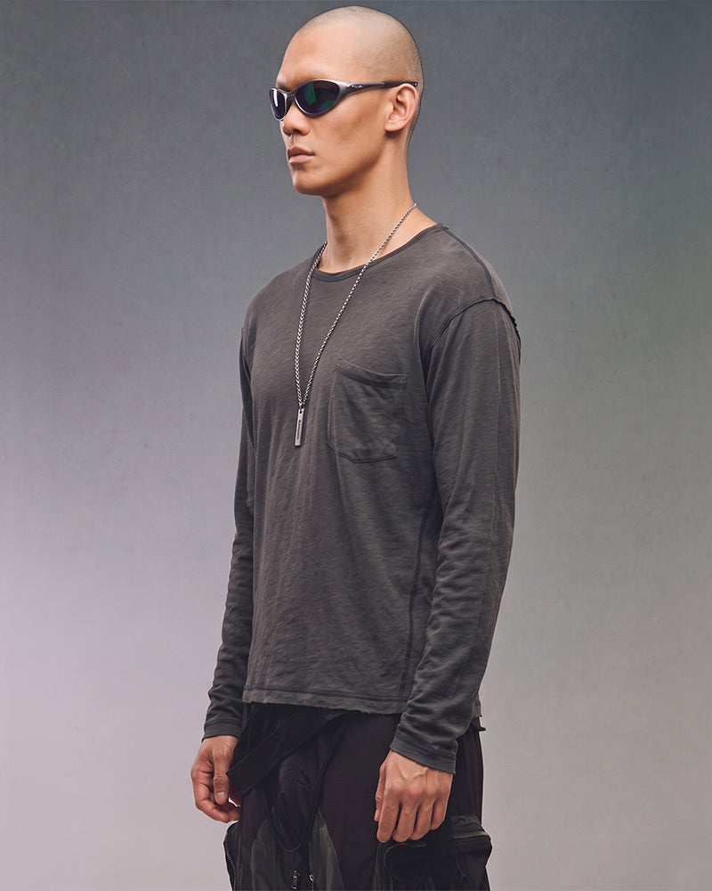 Wasteland Pocket Layering Long Sleeve T-Shirt