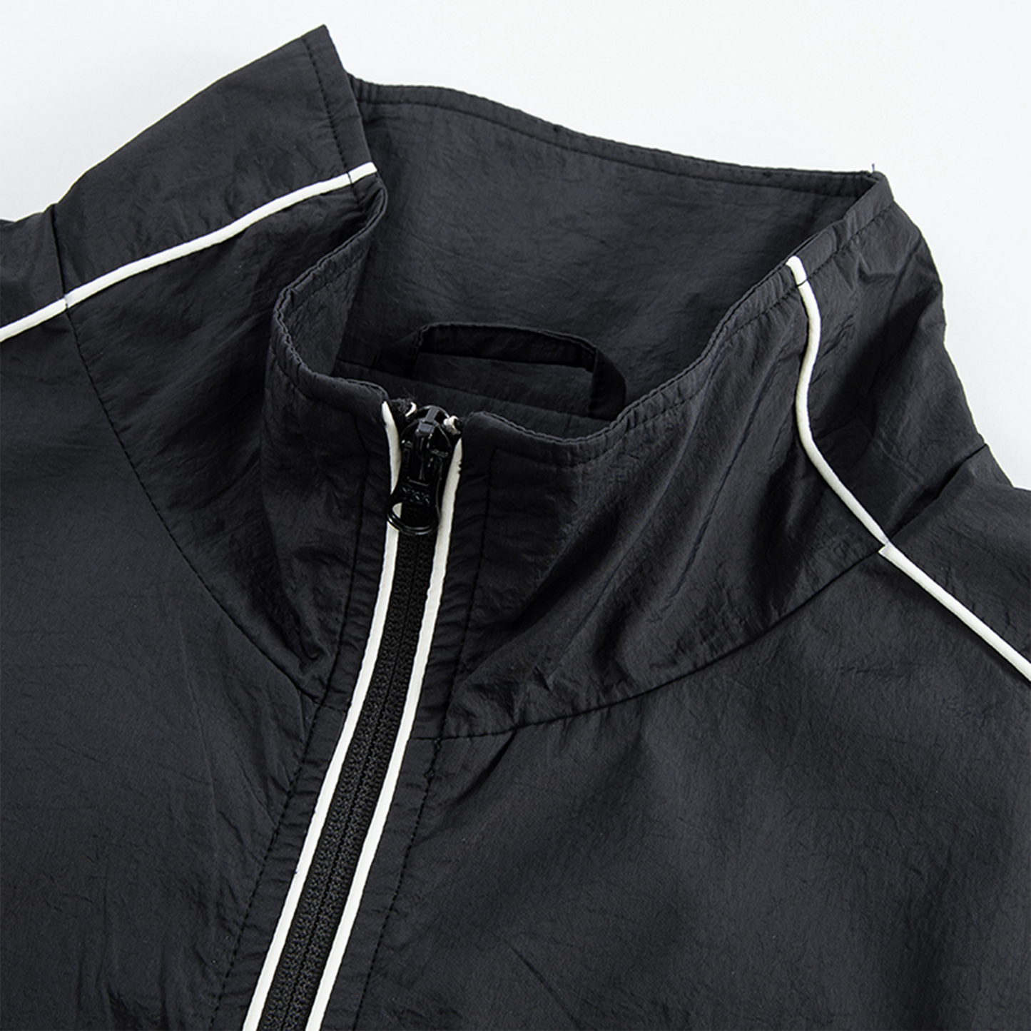 Contrast Piped Track Jacket