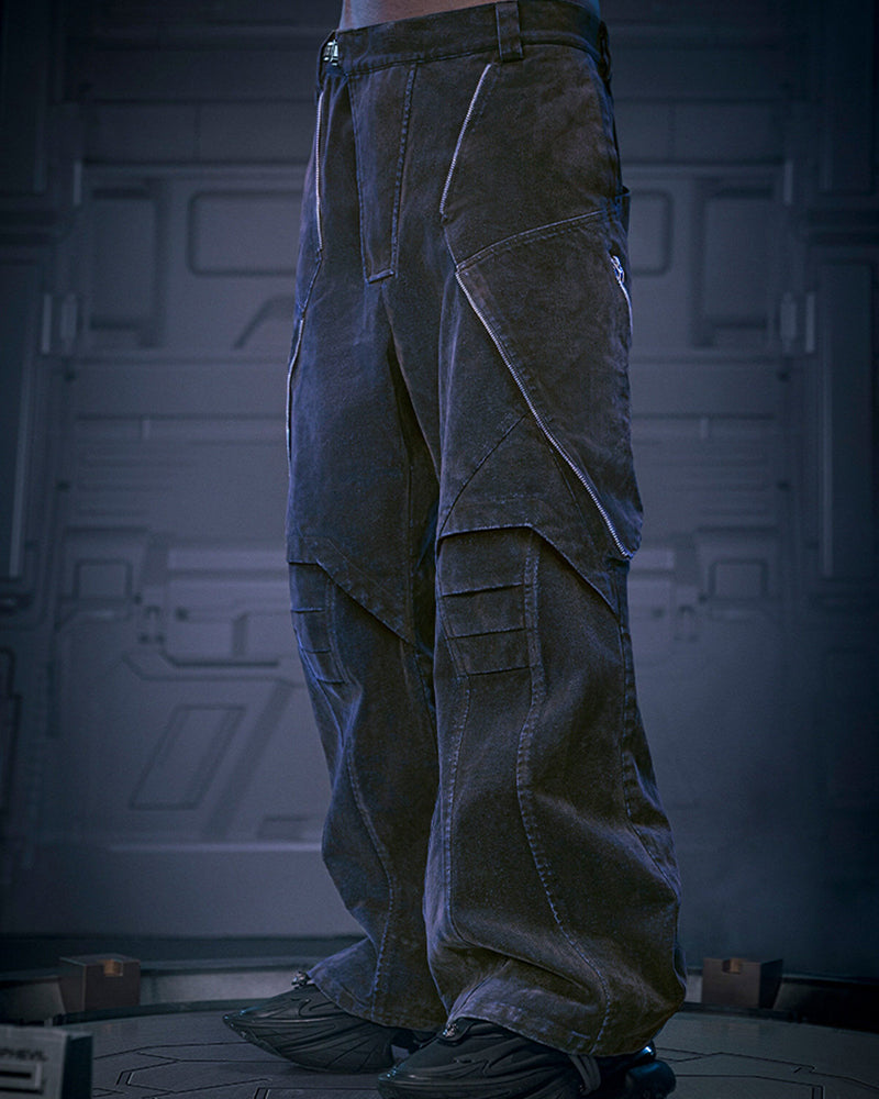 CBP-029-X｜Cyberpunk Techwear Set Top / Bottom
