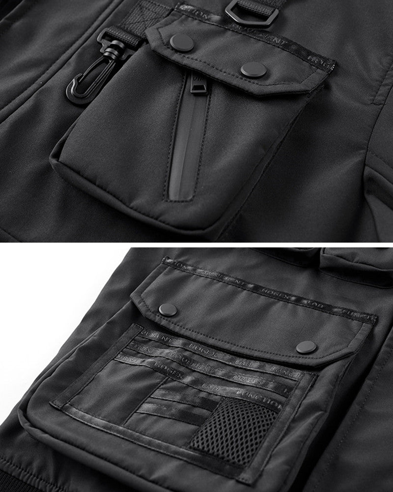 Functional Multi-Pocket Tactical Bomber Jacket
