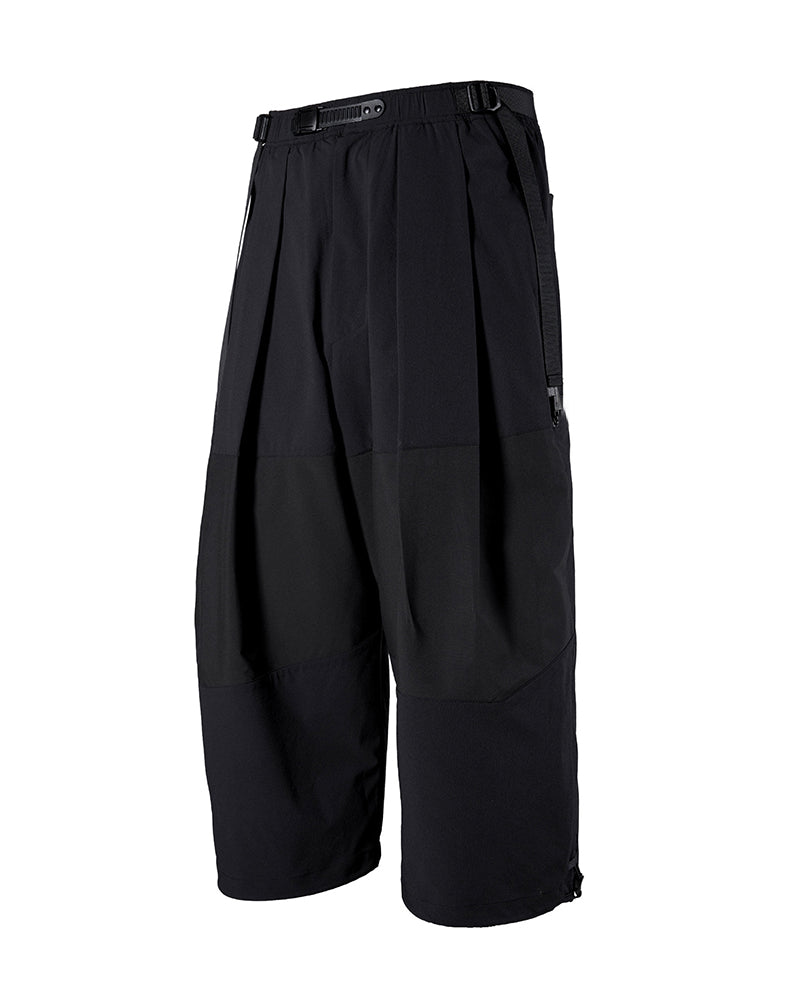 Dual-Zip Water-Repellent Lightweight Techwear Cropped Pants