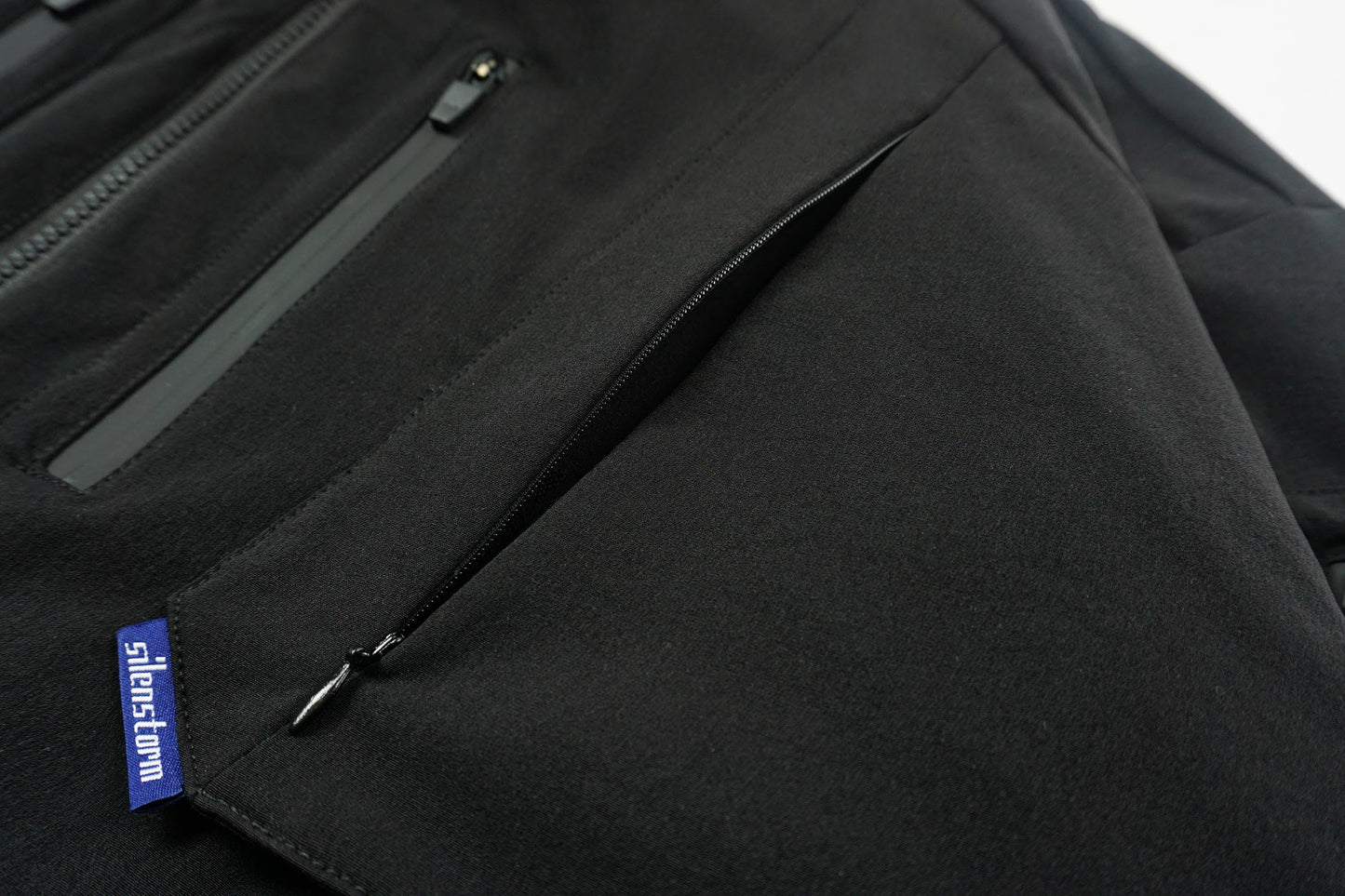 Double-Layer Multi-Pocket Stand Collar Jacket
