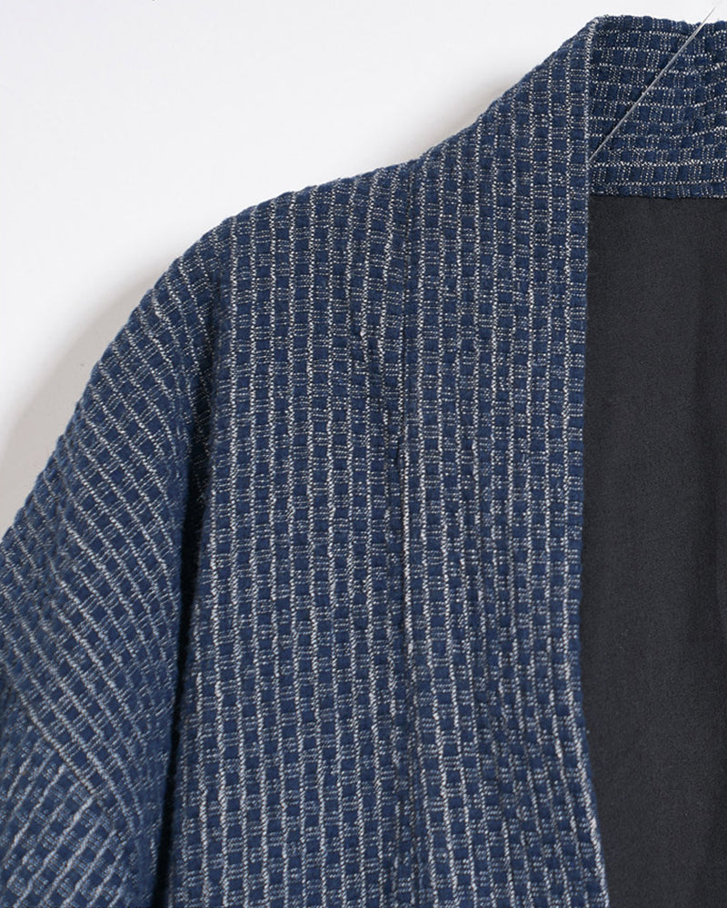 Japanese Woven Kimono-Style Cardigan Jacket