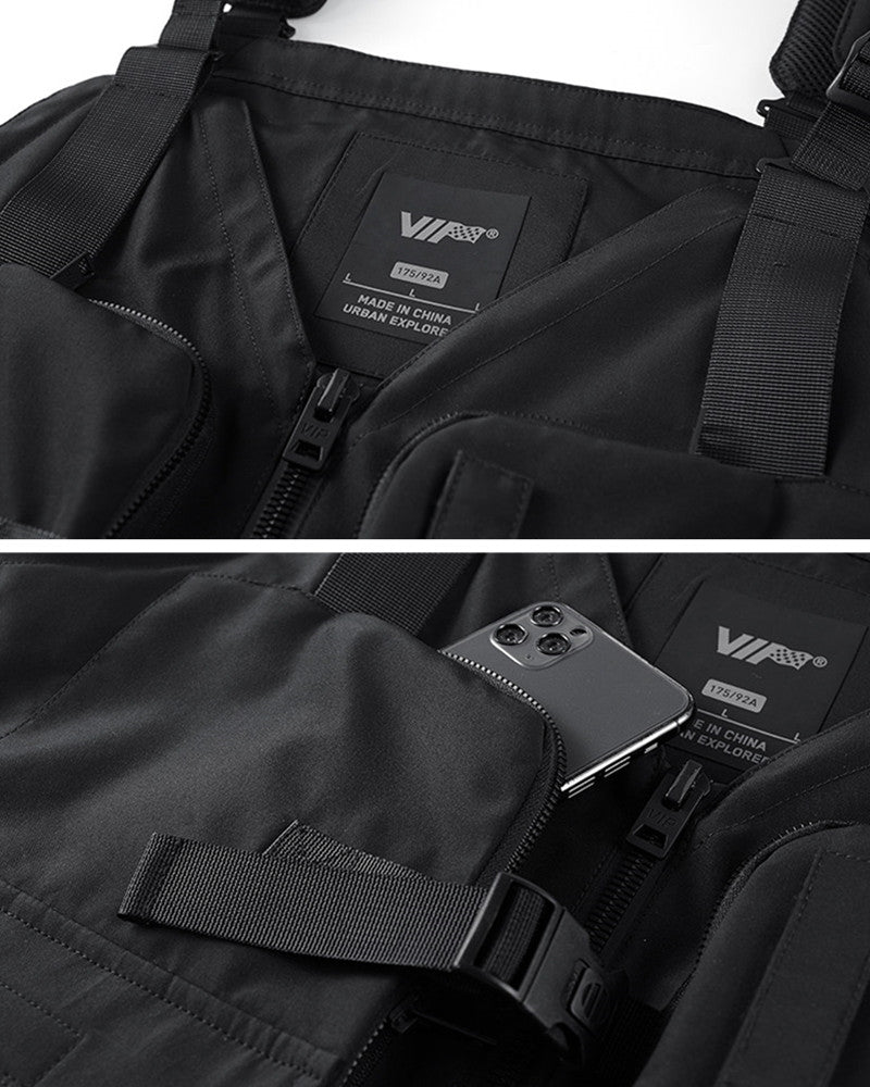 Water-Repellent Suspender Utility Vest