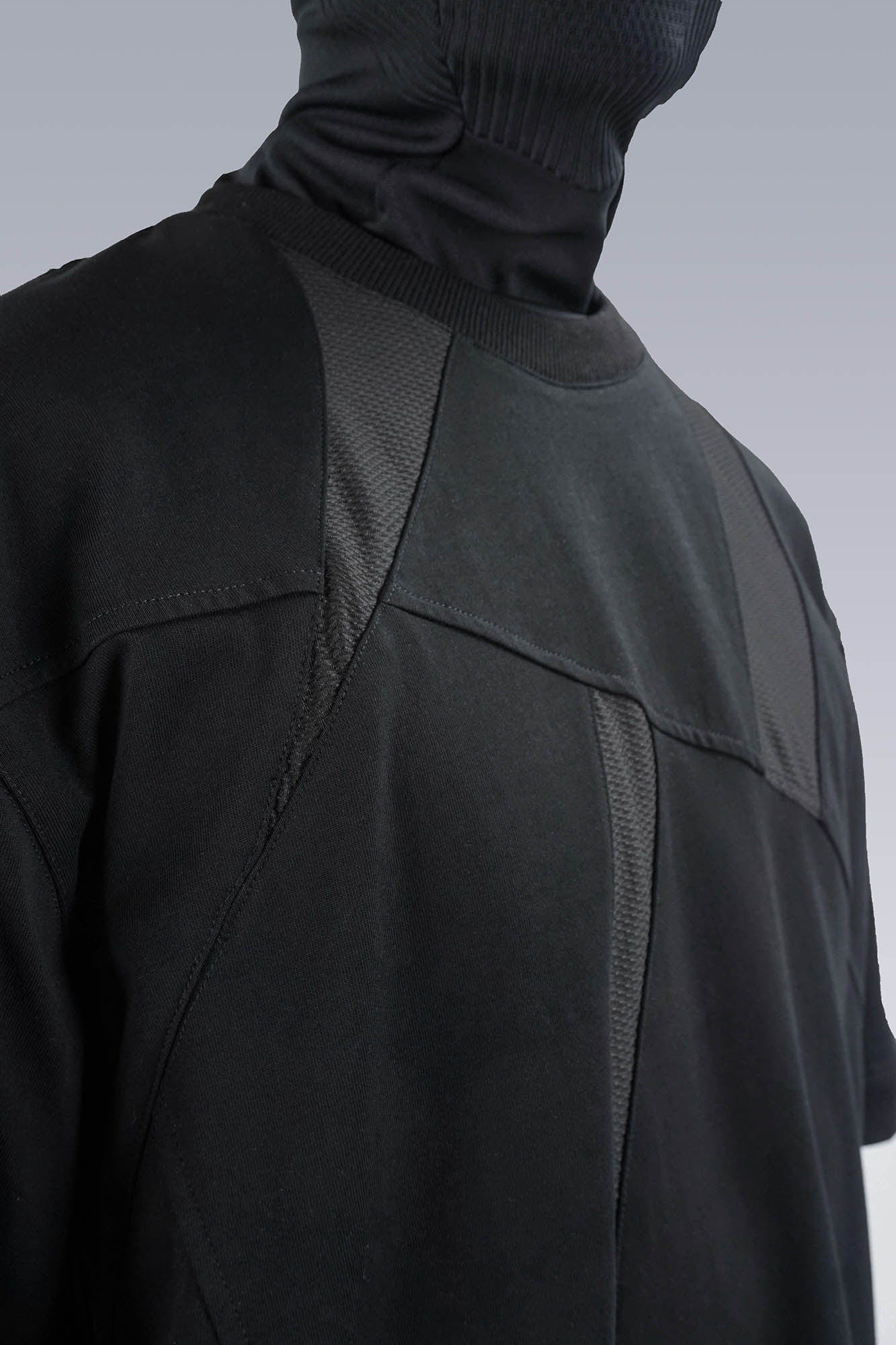Asymmetrical Mesh Deconstructed T-Shirt