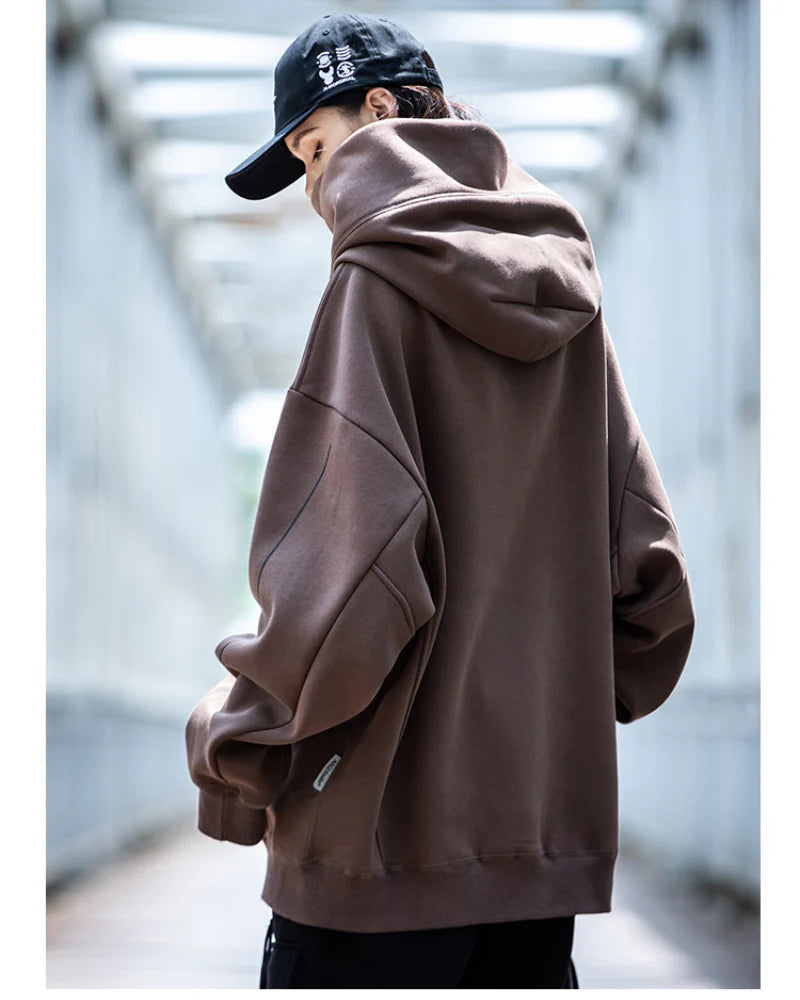 Streetwear Turtleneck Unisex Hoodie