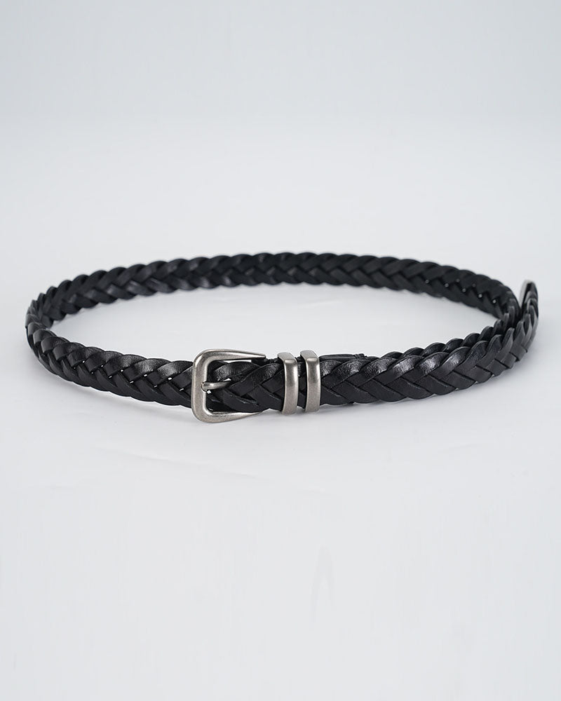 Modern Japanese Woven Leather Belt