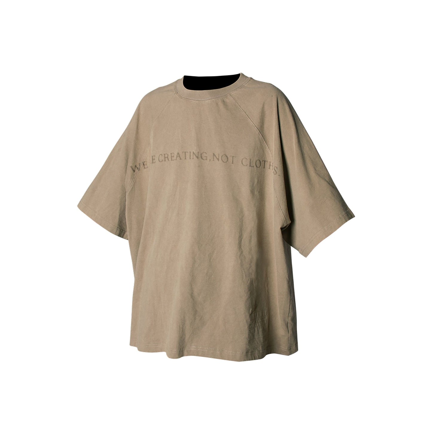Washed Spliced Raglan T-Shirt