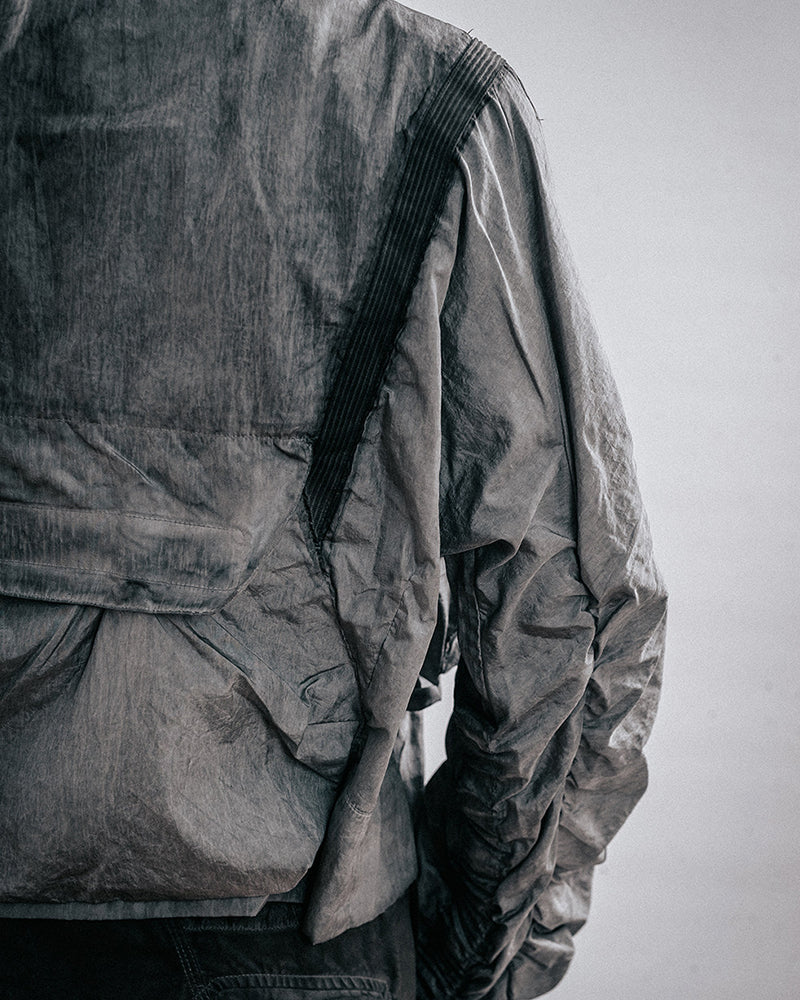 Post-Apocalyptic Hooded Techwear Jacket