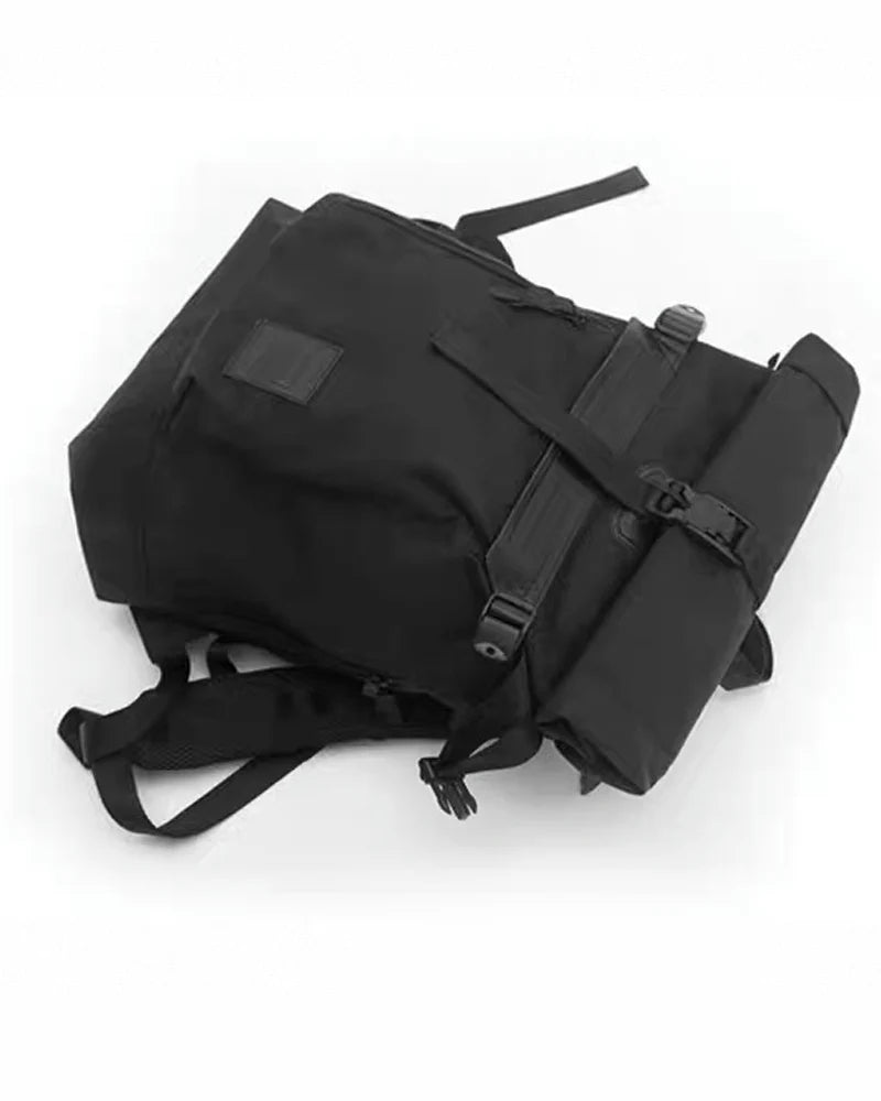 Techwear Roll-Top Tactical Backpack
