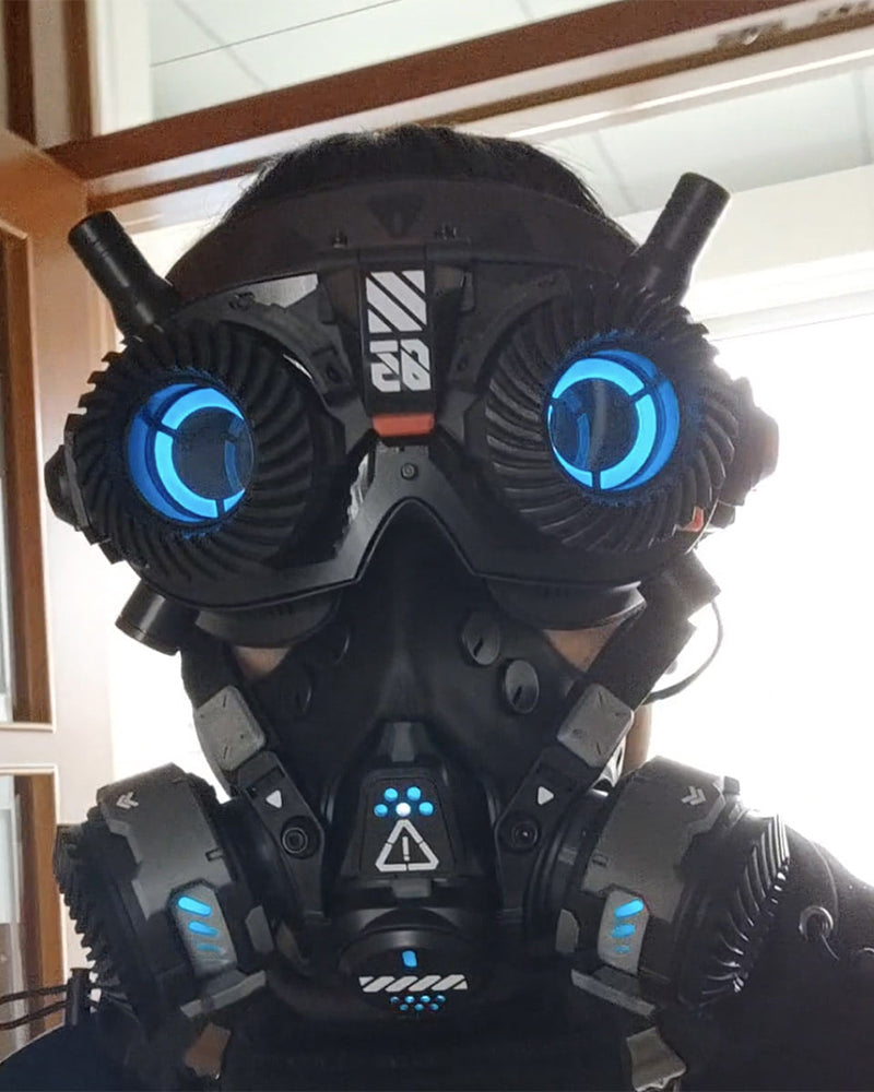 Steampunk LED Glasses 03