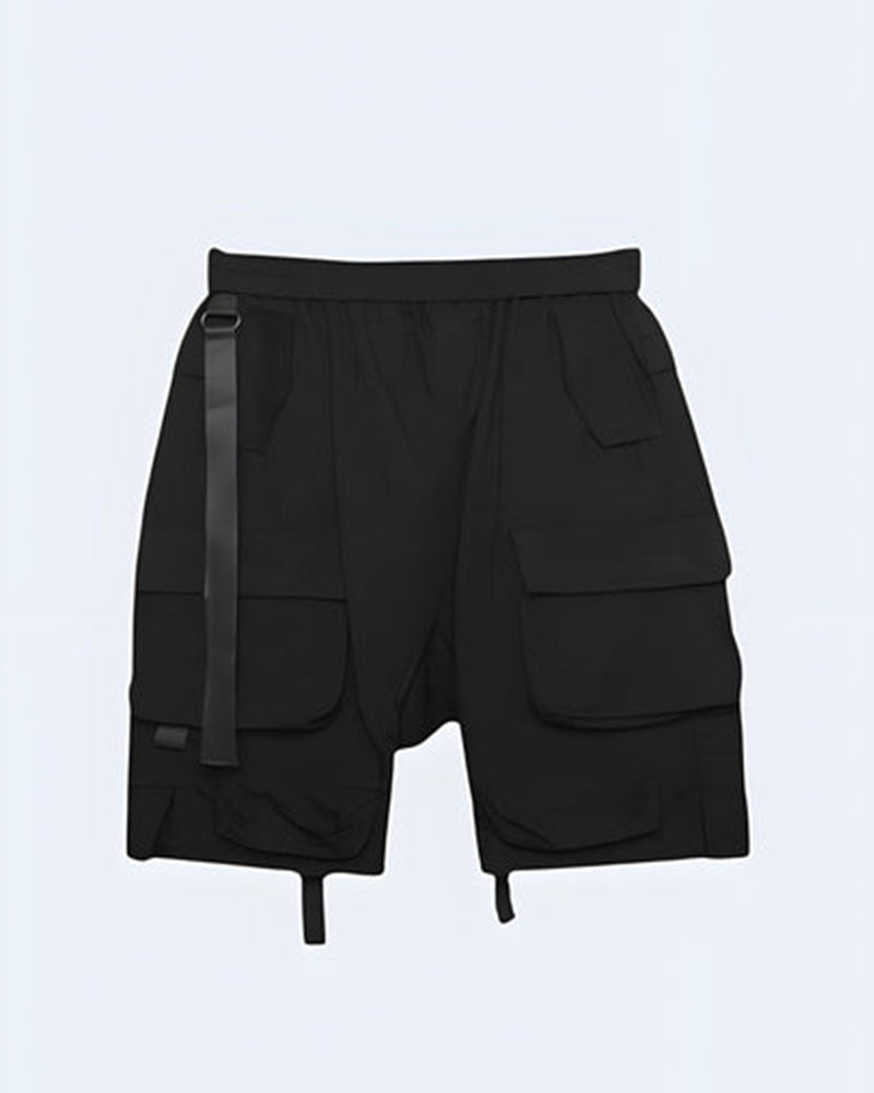 Drop Crotch Techwear Short