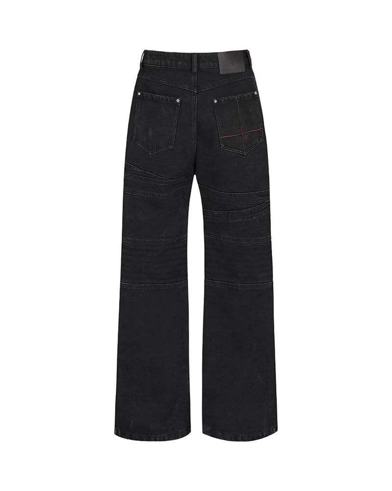 Serpent Skin Distressed Jeans