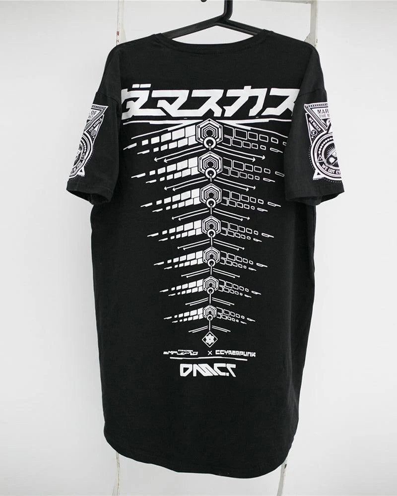 Futuristic Cyberpunk Techwear T-Shirt