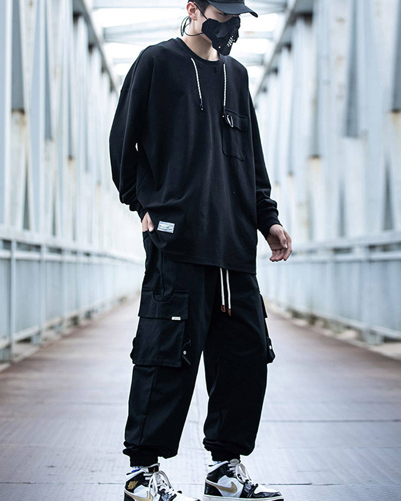 Streetwear Loose Large-Pocket Cargo Pants