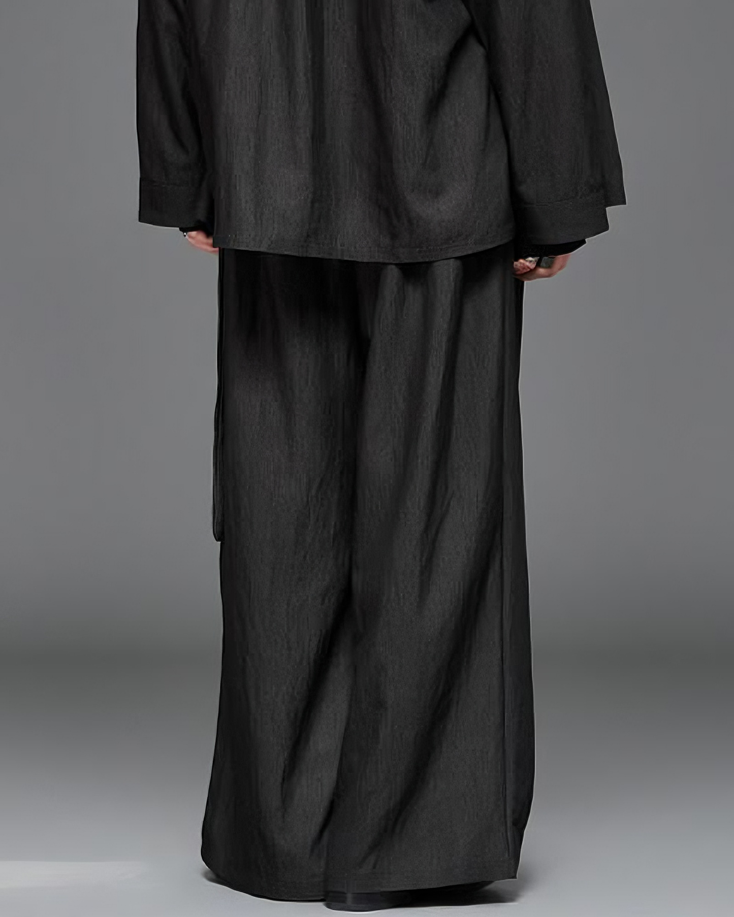 Minimalist Japanese Zen Wide-Leg Hakama Pants