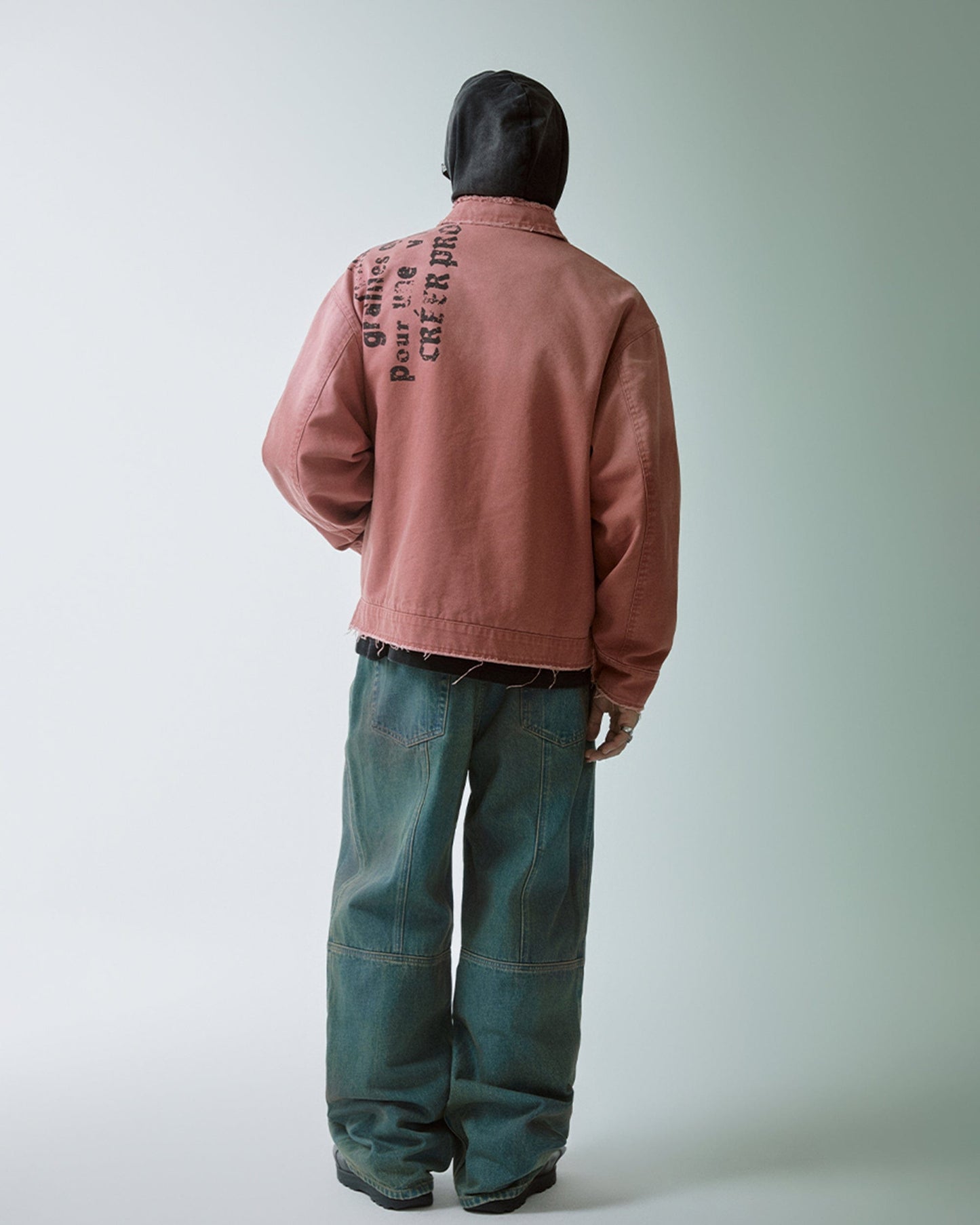 Deconstructed Washed Pants