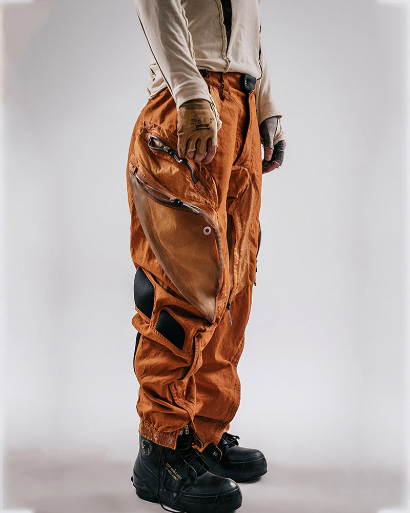 Post-Apocalypti Dune Wasteland Techwear Flight Pants