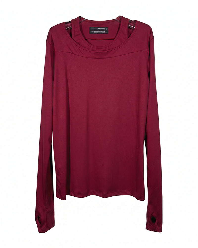 Post-Apocalyptic Wasteland Double-Collar Ninja-Sleeve T-Shirt